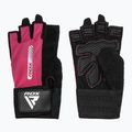 Trekingové rukavice RDX Gym Workout Gloves W1 pink