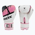 Dámské boxerské rukavice RDX BGR-F7 bílo-růžové BGR-F7P