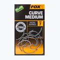 Kaprové háčky Fox Edges Armapoint Curve Shank Medium šedé CHK203 2