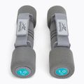 Činky Reebok 2 x 1 kg šedá RAWT-11061BL 3
