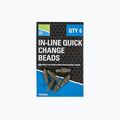 Preston In-Line Quick Change Beads leader connector 6 ks hnědý P0030008