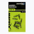 Matrix Barrel Swivels 10ks stříbrné GAC357 methode swivels