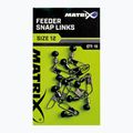 Matrix Feeder Snap Links otočné články 10 ks stříbrná GAC371