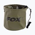 Skládací velké vědro na vodu Fox včetně lana / klipu zelené CCC049