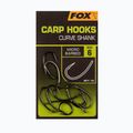 Kaprové háčky Fox Curve Shank černé CHK234 2