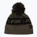 Zimní čepice Fox International Collection Bobble zeleno-černá 5