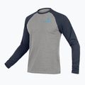 Pánský cyklistický dres longsleeve Endura One Clan Raglan L/S ink blue