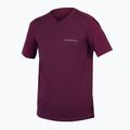 Pánský cyklistický dres Endura GV500 Foyle Tech aubergine 6