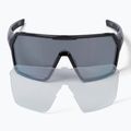 Sluneční brýle Endura Singletrack black/platinum revo smoke/clear silver flash mirror 6
