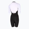 Dámský triatlonový oblek ZONE3 Lava Long Distance Full Zip SS Aero Suit black/white/green 2