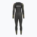 Dámský triatlonový neopren Zone3 Thermal Aspect Breaststroke 2,5 mm black/orange/yellow 2