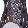 Dámské jednodílné plavky ZONE3 OWS Renew High Neck black/white 4