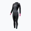 Dámský plavecký oblek ZONE3 Aspect Breaststroke 3,5 mm black/pink