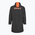 Kabát ZONE3 Recycled Robe Parka black/grey/orange 2