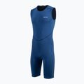 Pánský plavecký neopren ZONE3 Yulex Kneeskin 1,5 mm navy/silver