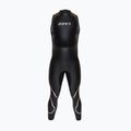Pánský triatlonový neopren ZONE3 Glide Sleeveless Wetsuit black/grey