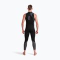 Pánský triatlonový neopren ZONE3 Glide Sleeveless Wetsuit black/grey 4