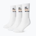 Pánské ponožky BOXRAW We Don't Play Boxing Crew 3 pairs white