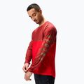 Pánský cyklistický dres Longsleeve Endura Core Printed flame red 2