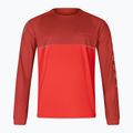 Pánský cyklistický dres Longsleeve Endura Core Printed flame red 3