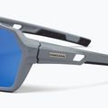 Sluneční brýle Endura Singletrack dreich grey/blue revo smoke/clear silver flash mirror 4