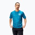 Pánský cyklistický dres Endura Grid Ltd Printed atlantic