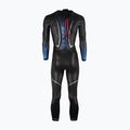 Pánská triatlonová pěna HUUB Agilis II Back Zip 3.5 metallic blue 2