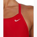 Dámské jednodílné plavky Nike Solid Racerback university red 4