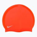 Dětská plavecká čepice Nike Solid Silicone oranžová TESS0106-618