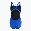 Dámské jednodílné plavky Nike Hydrastrong Solid Fastback modré NESSA001-494 2