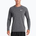 Pánské tréninkové tričko s dlouhým rukávem Nike Heather black NESSA590-001
