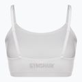 Fitness podprsenka Gymshark Seamless Bralette High Neck bílá 6