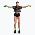 Dámský tréninkový top Gymshark Zone Graphic Crop black/lime 2