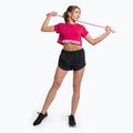 Dámské tričko Gymshark Training Fraction Crop Top lava pink 2