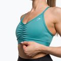 Gymshark Ruched Training Sports fauna teal fitness podprsenka 4