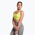 Gymshark Ruched Training Sport glitch žlutá fitness podprsenka