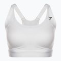 Gymshark Racer Back Training Sportovní fitness podprsenka bílá 6