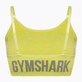 Gymshark Flex Strappy Sports glitch yellow marl fitness podprsenka 7