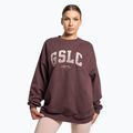 Dámská tréninková mikina Gymshark Gfx Gslc Oversized brown