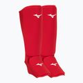 Mizuno Instep červené chrániče holeně a chodidla 23EHA05062