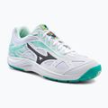 Dámská tenisová obuv Mizuno Break Shot 3 AC white and green 61GA212623