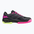 Dámské boty na padel Mizuno Wave Exceed Light Padel ebony/pink glo/neo lime 11