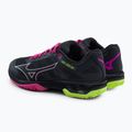 Dámské boty na padel Mizuno Wave Exceed Light Padel ebony/pink glo/neo lime 3