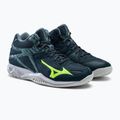 Pánská volejbalová obuv Mizuno Thunder Blade 3 Mid blue V1GA217538 5
