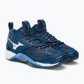 Pánská volejbalová obuv Mizuno Wave Momentum 2 Mid navy blue V1GA211721 4