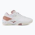 Dámské boty na házenou Mizuno Wave Stealth Neo white/rose/snow white 2