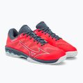 Dámská tenisová obuv Mizuno Wave Exceed Light AC Fierry Coral 2/White/China Blue 61GA221958 4