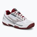 Dámské boty na tenis Mizuno Break Shot 4 CC white/cabernet/papyrus