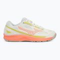 Dámské tenisové boty Mizuno Break Shot 4 AC snow white/ neon flame/ ghost gray 2