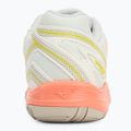 Dámské tenisové boty Mizuno Break Shot 4 AC snow white/ neon flame/ ghost gray 6